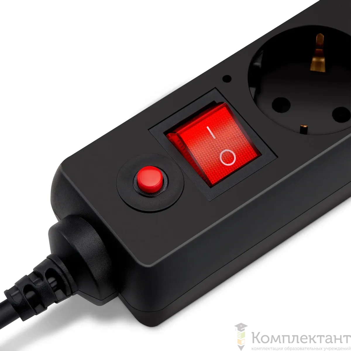 Сетевой фильтр Buro 500SH-5-B, 5м, черный